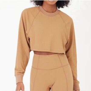 NWT GIGI C Isabella snakeskin Pullover Size Medium